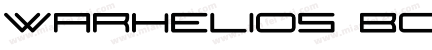 Warhelios Bold字体转换